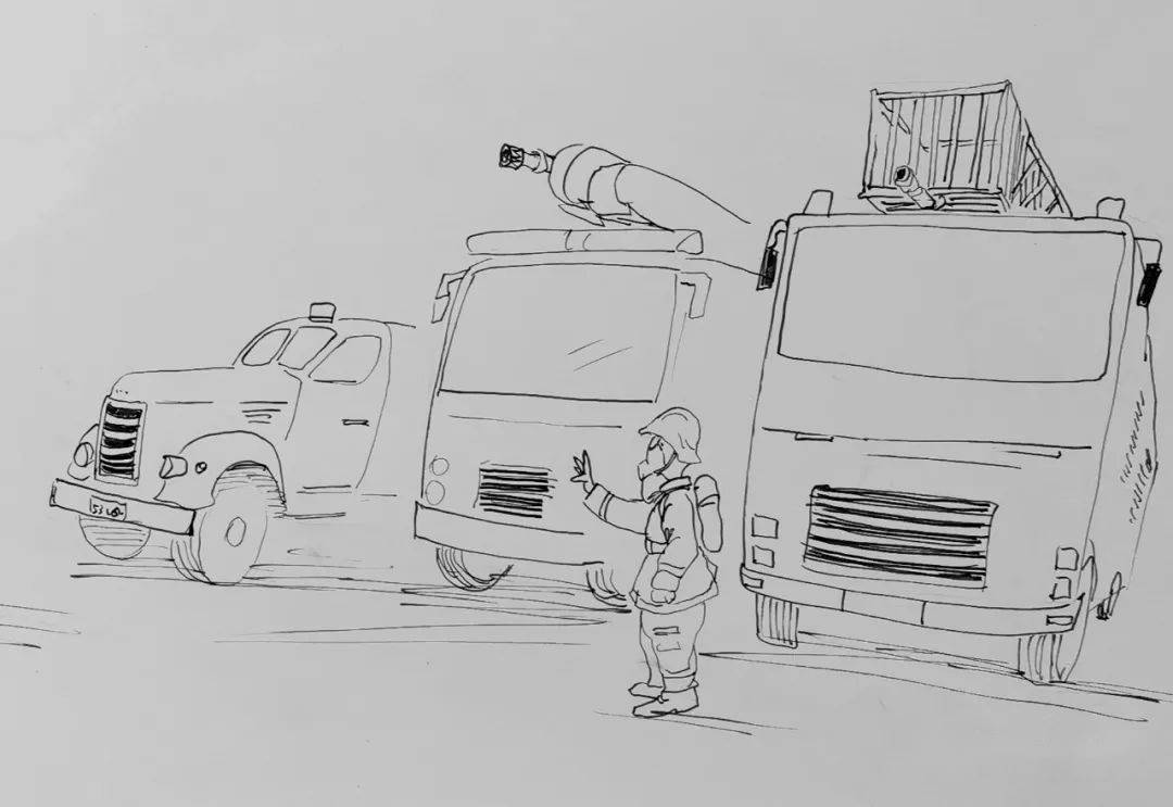 漫画长卷——昆明百年消防史