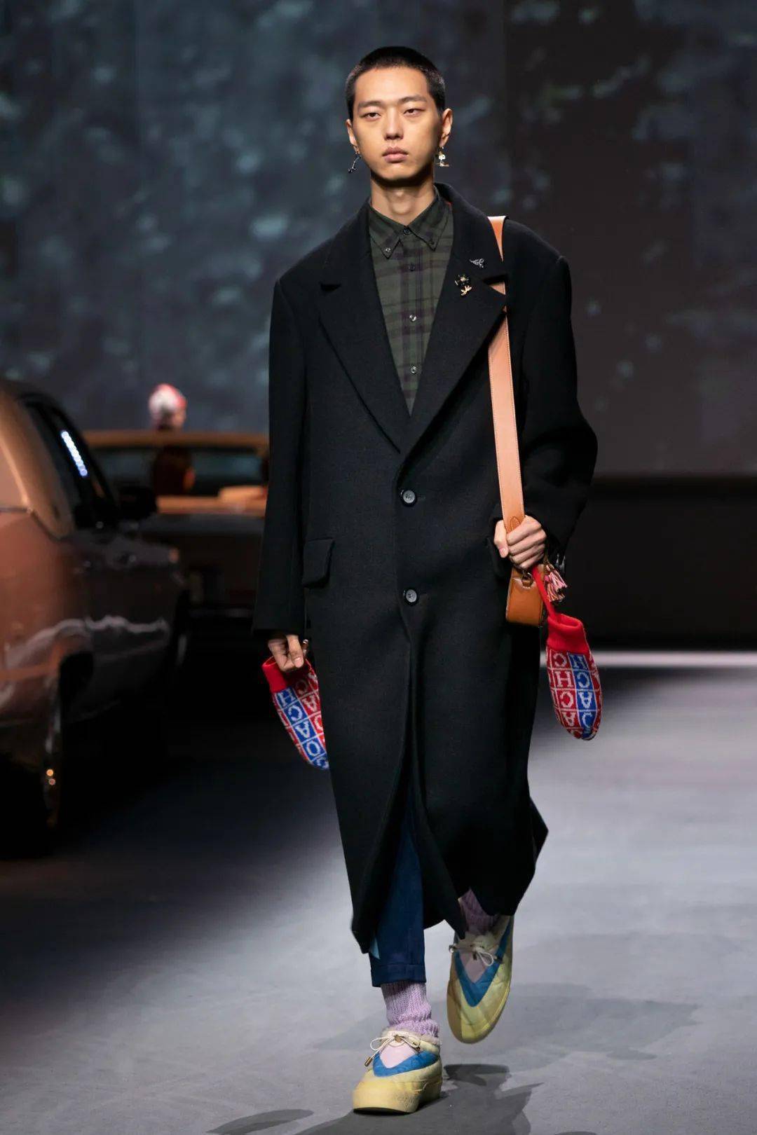 coach2022早春度假系列牧羊人羊毛大衣