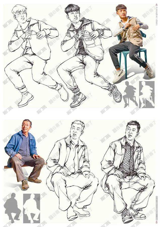 美术权威教本人物速写素材丰富一应俱全全方位课件细致教学迅速掌握无