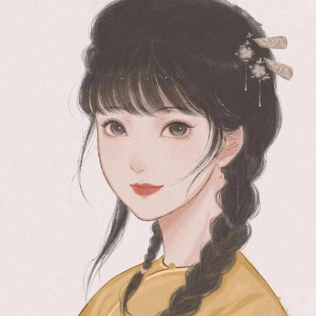 手绘古风闺蜜群头也许所有的事从一开始便是错误