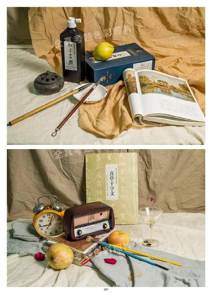 全真考题色彩静物照片唯一一本去套路重基础真正贴合考题的照片书构图