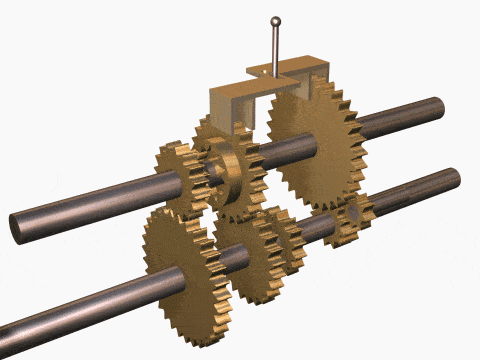 31.齿轮变速原理演示
