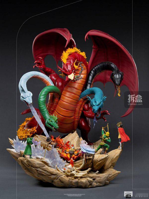 ironstudios120龙与地下城提亚玛特之战雕像