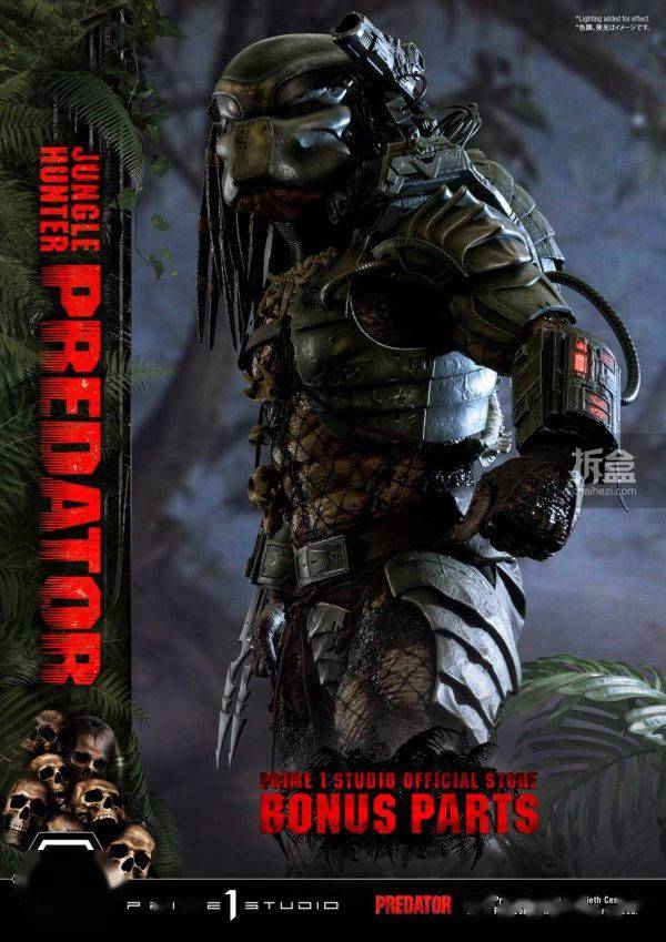 prime1studio1987版铁血战士丛林猎人铁血13雕像