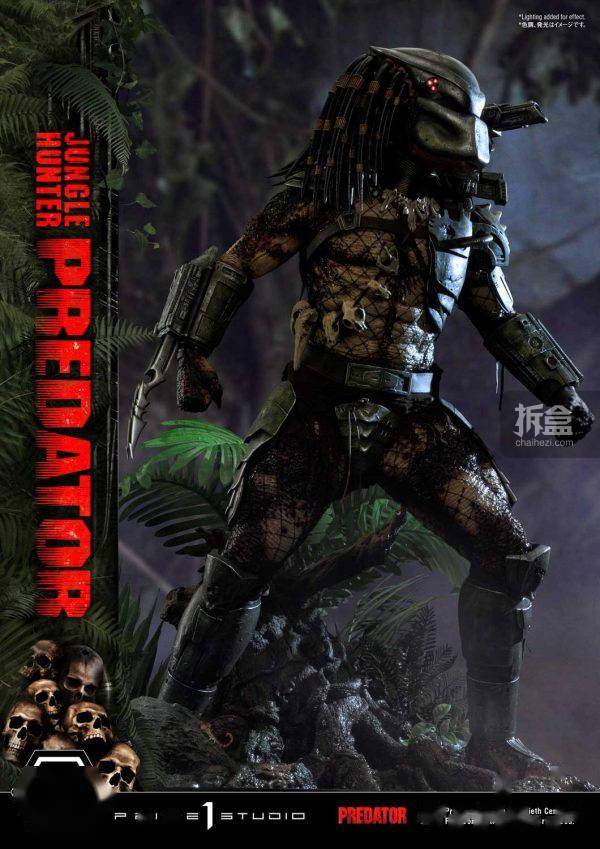 prime1studio1987版铁血战士丛林猎人铁血13雕像