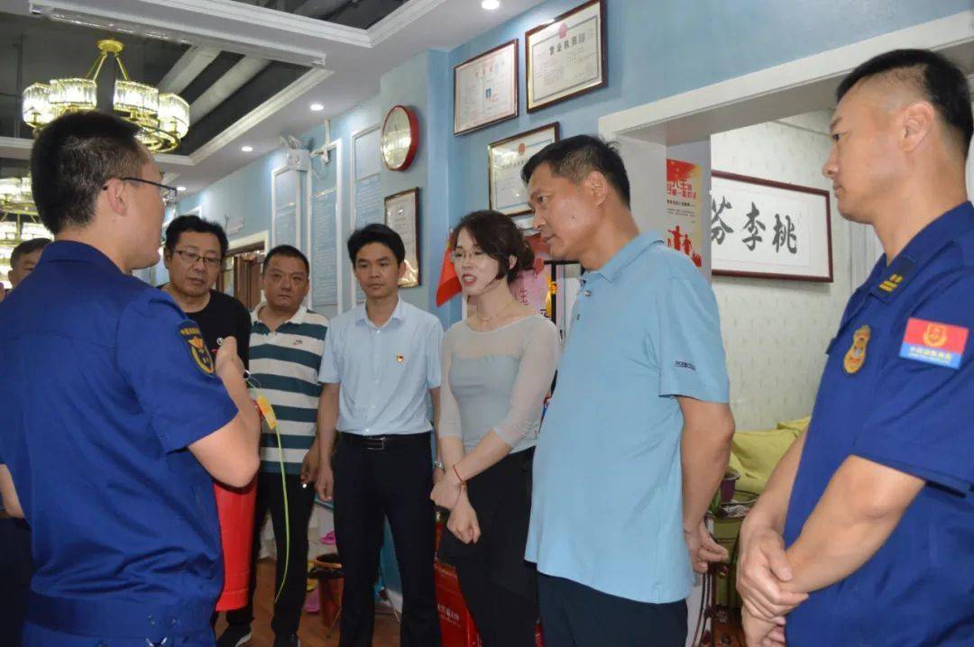 许昌副市长汤超带队开展消防安全检查