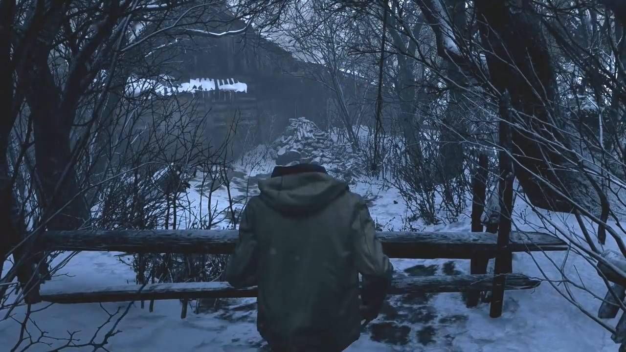 无头战神生化危机8镜头解锁之后的画面