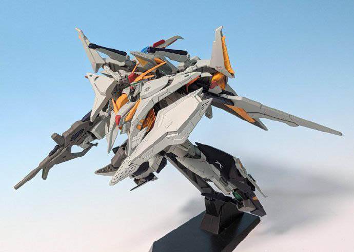 机动战士高达搭载大白鹅飞行装备的柯西高达模型