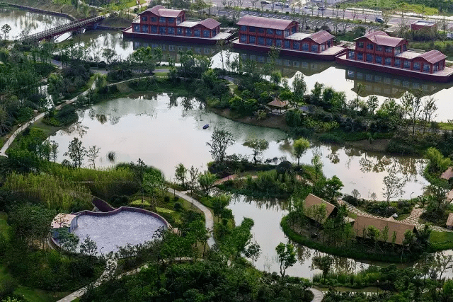丁塘河湿地公园让客户钟情的,还有项目周边林立的各个学校.