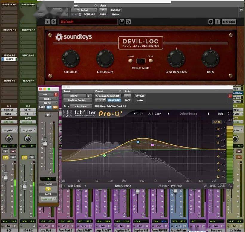 synthpop风格混音系列贝斯声部