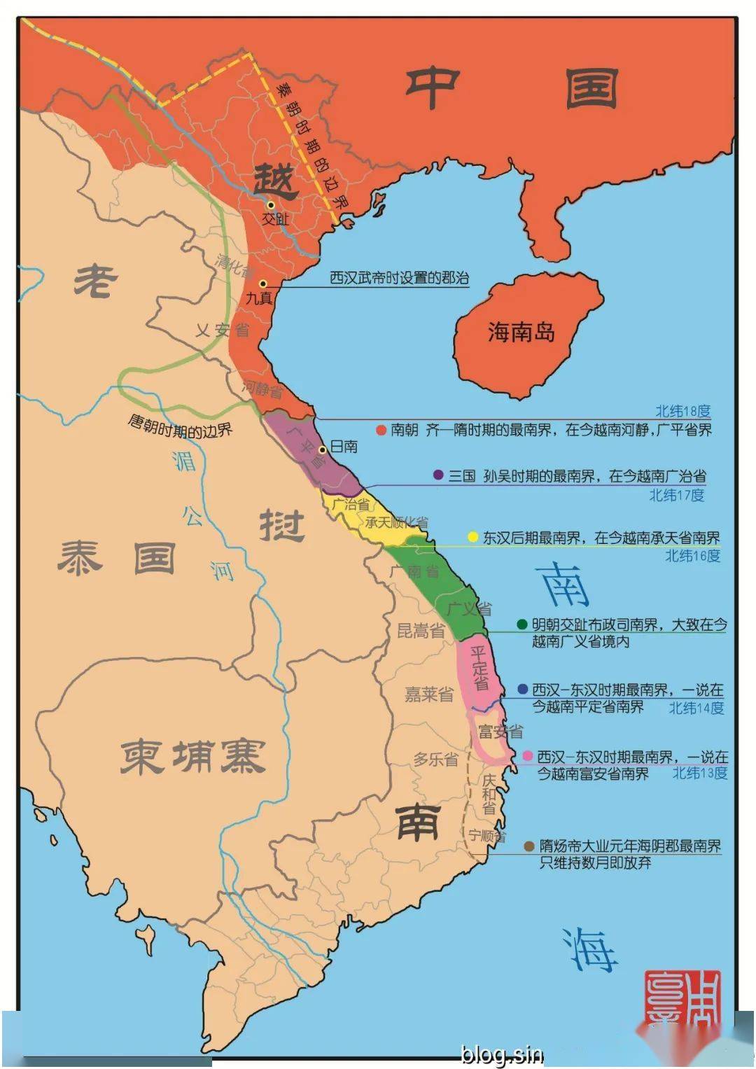 一张图看懂中国历代疆域变迁上