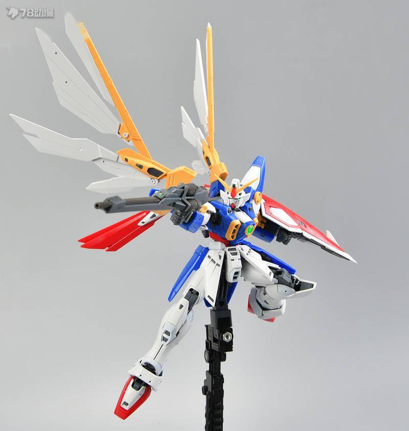 78官测万代rg系列飞翼高达