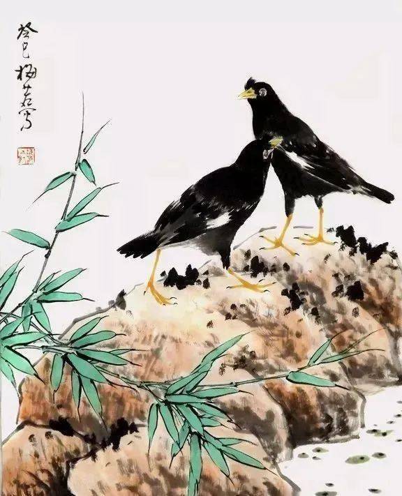 一组有趣的花鸟画，尽显大家风范！_搜狐网