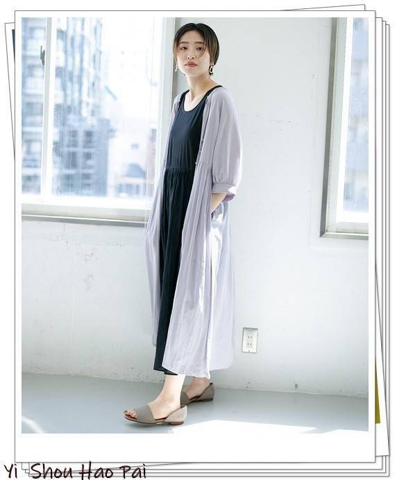 可以单穿也可以叠穿的开襟连衣裙,15种搭配案例分享