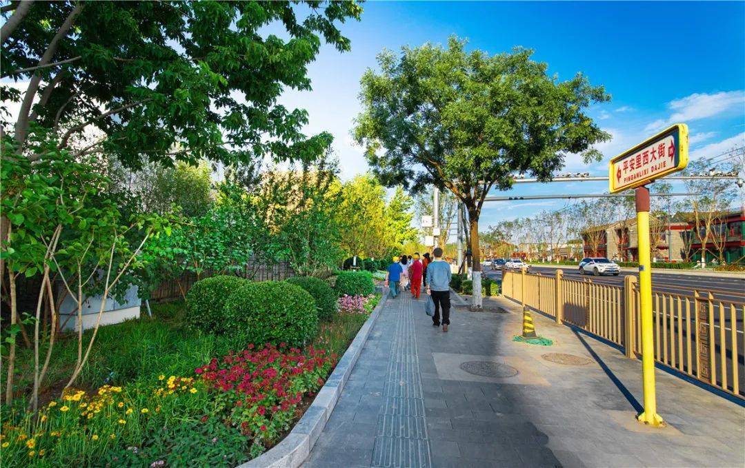 上图平安大街西城试验段至官园桥全新亮相太美啦