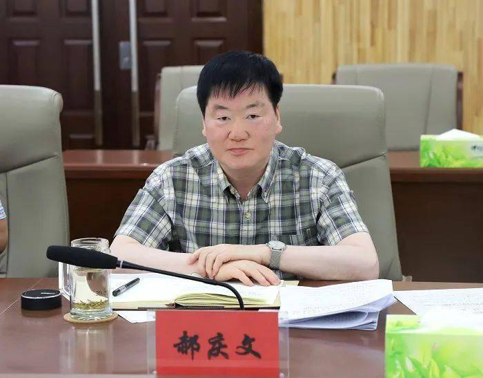 张慧宇同志作交流发言自治区生态环境厅党组成员,副厅长成员赵树禄