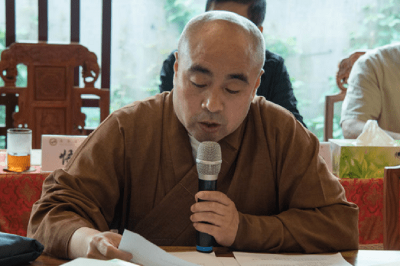 辽宁省佛教协会会长照诚法师致词辽宁省民族和宗教委李国华副主任出席