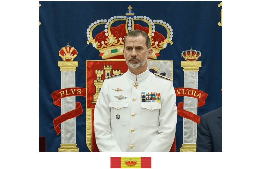 西班牙国王费利佩六世佩戴的那些勋章,共计18枚_order