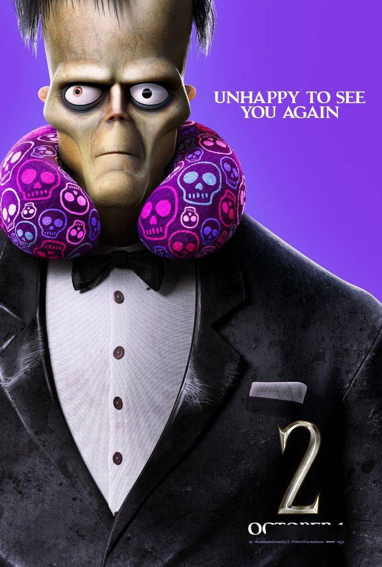 《亚当斯一家2》发布角色海报 怪力乱神层出不穷