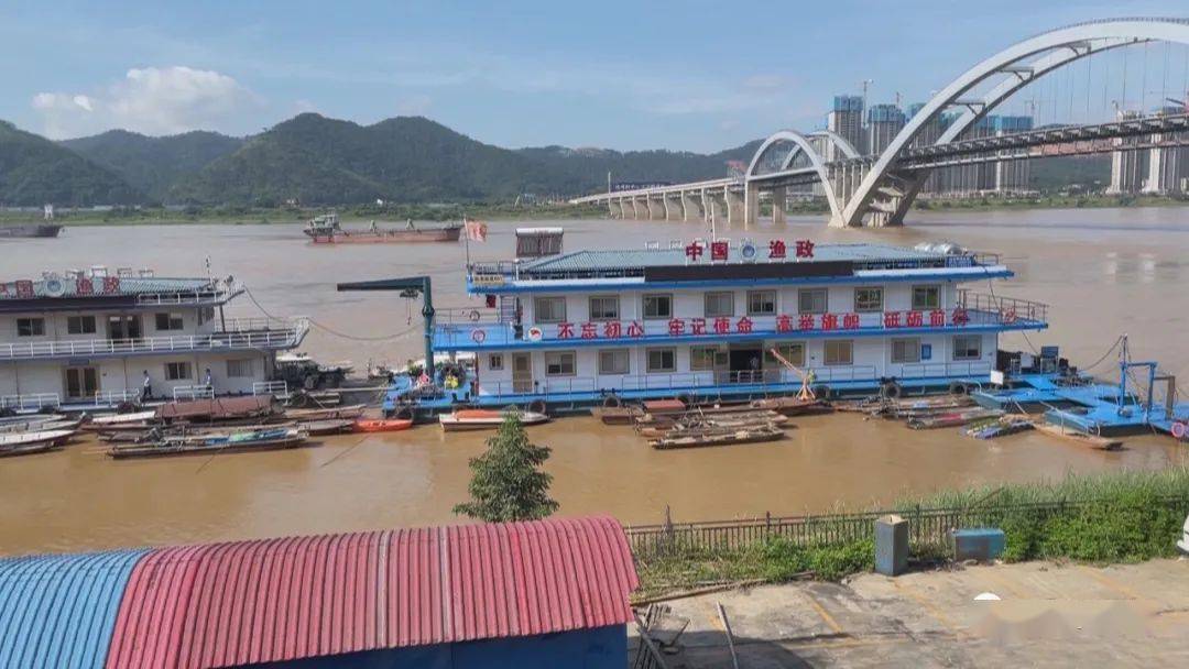 梧州又要发洪水了凌晨最高水位1535米河西老码头还有1米不到要被淹了