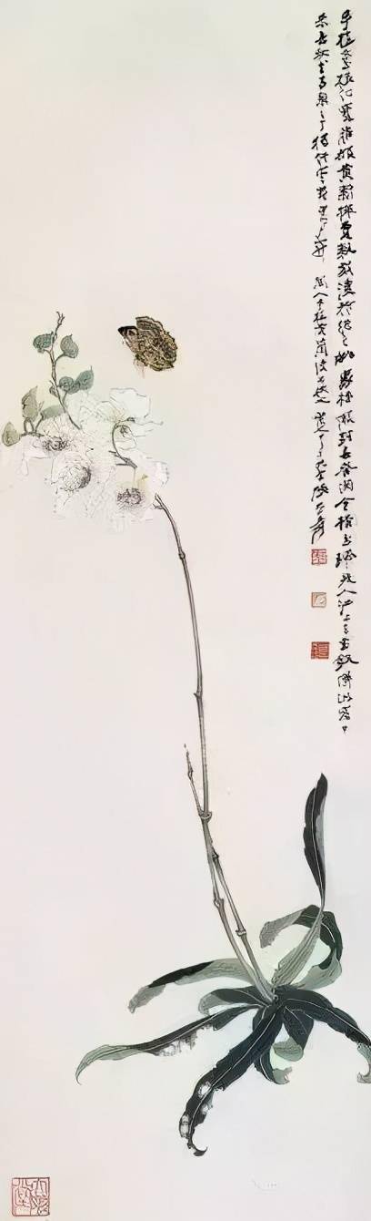 张大千18幅兰花图珍贵