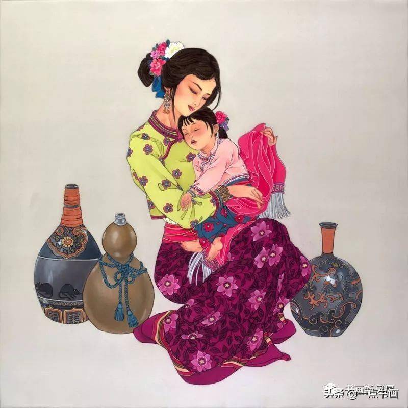 这位香港女画家的画,有一种耳目一新的感觉