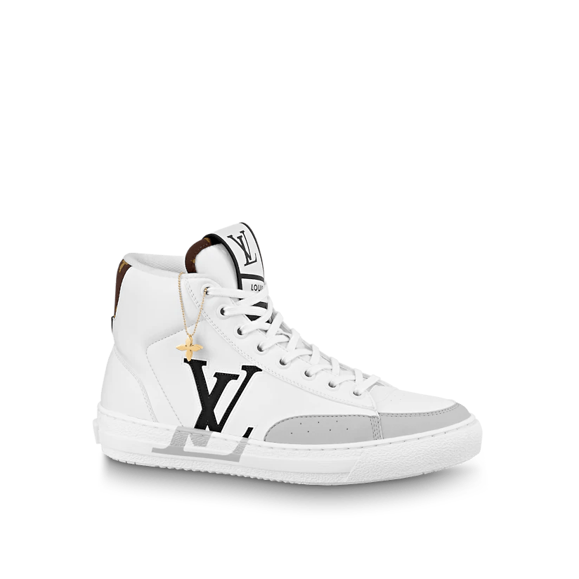 Louis Vuitton Logo Embroidered Time Out Sneakers 1A3U4M White/Blue