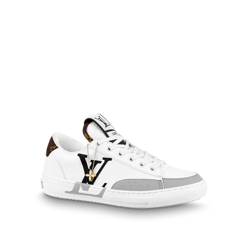 Louis Vuitton Logo Embroidered Time Out Sneakers 1A3U4M White/Blue
