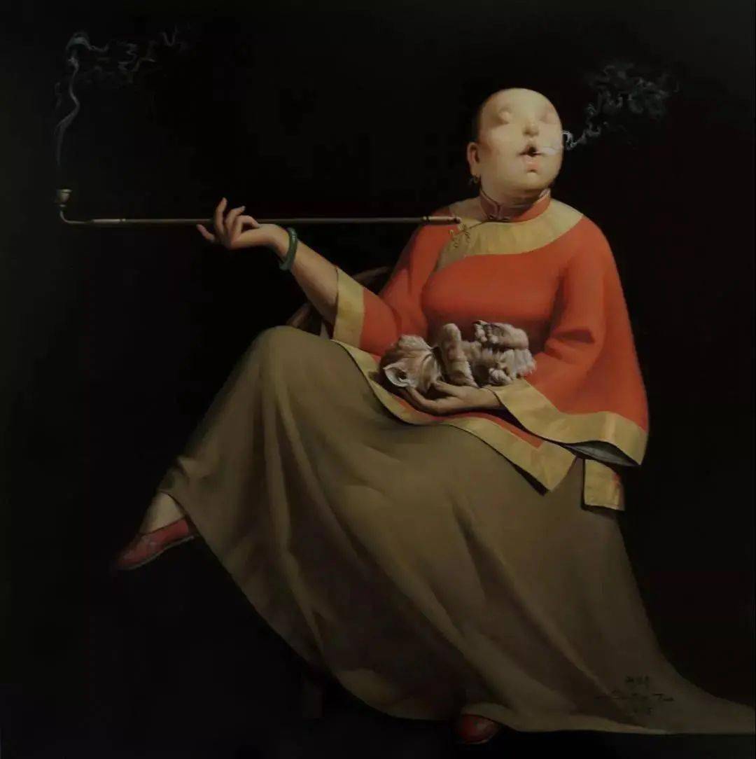 探索出一条属于他自己的绘画道路从大师的作品里不断学习他大量的临摹