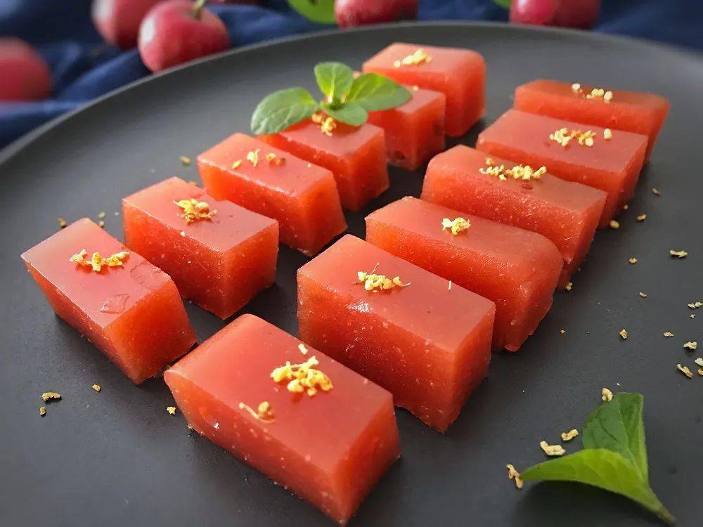 自制山楂糕,酸甜开胃,孩子爱吃_小火