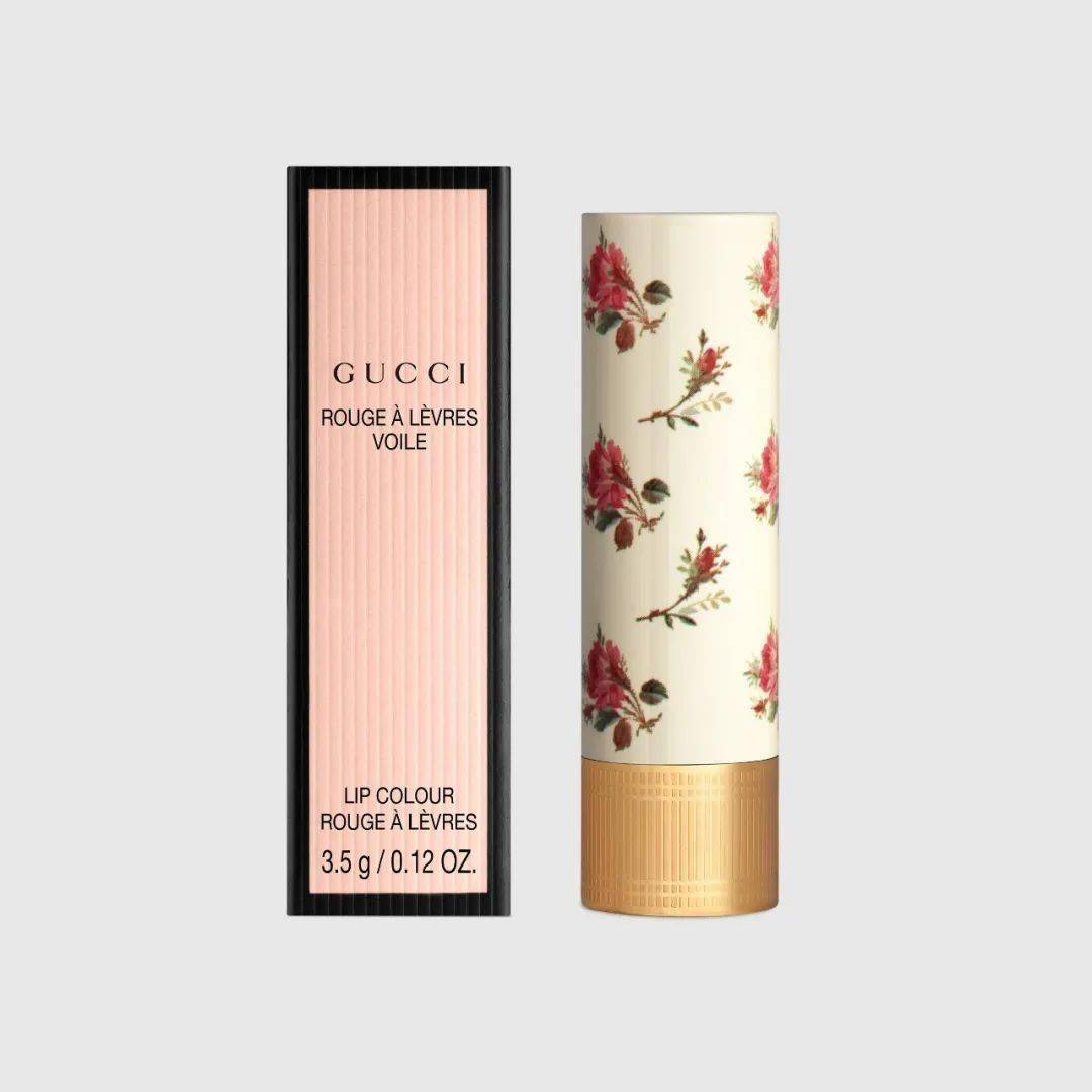 gucci碎花口红推新色啦