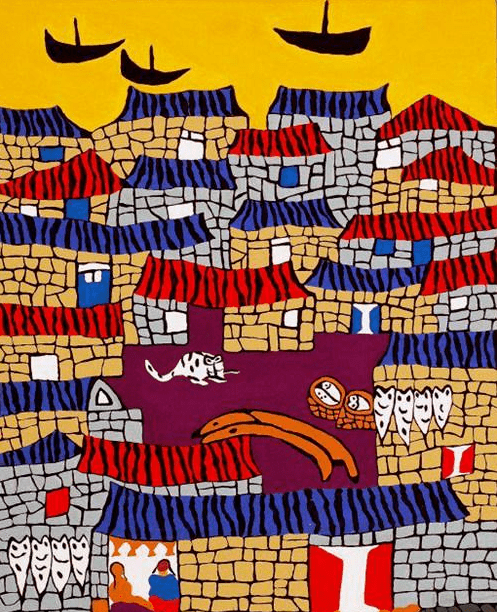 东极非遗丨渔民画自然风光外的独特艺术