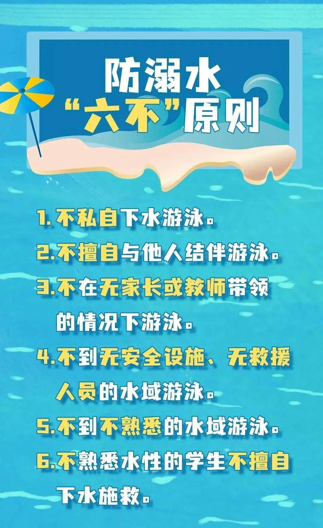 防溺水知识文字图片