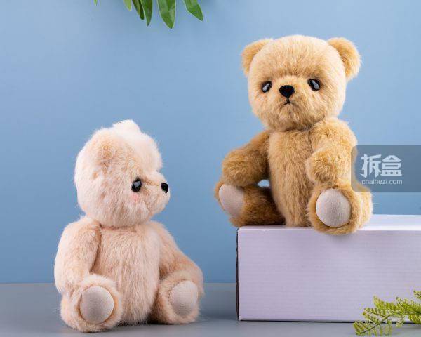 拾闲埃文熊evanbear裸熊礼盒小披风毛绒公仔玩具娃娃