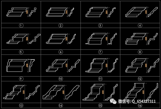 【会员】cad装饰线条图库合集_文件目录