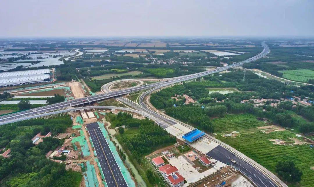 禹城新添一个高速出入口今日正式通车