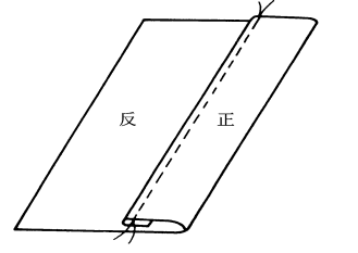 贴边缝▲包边缝▲别落缝与漏落缝▲来去缝▲明包缝▲暗包缝▲特殊缝型