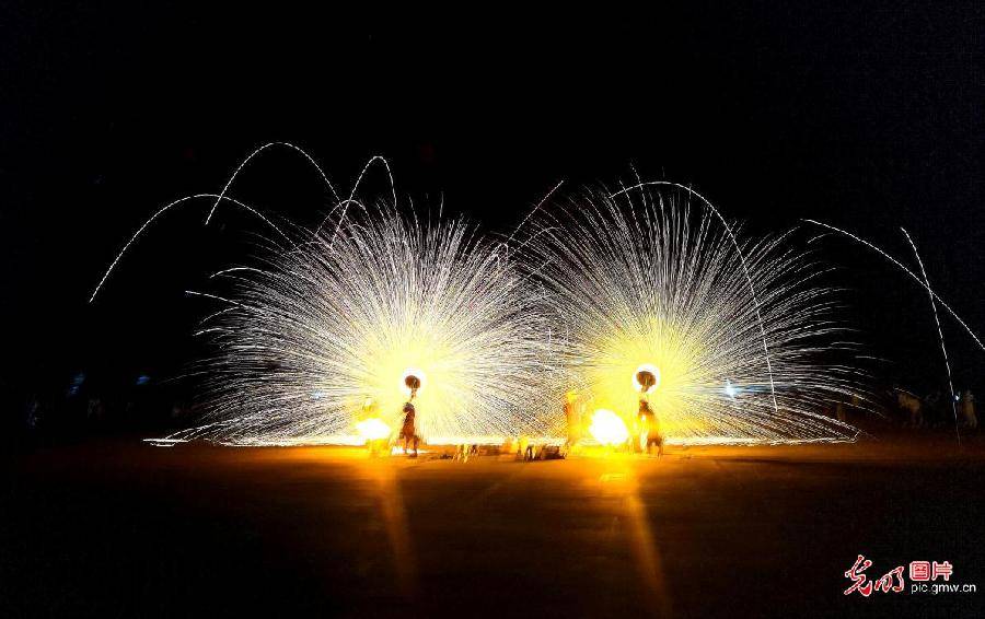 of|China's unique molten iron throwing tradition presented in N China’s Mongolia