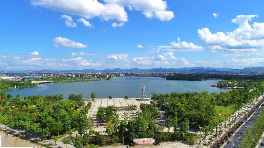 绍兴洋泾湖公园图片图片