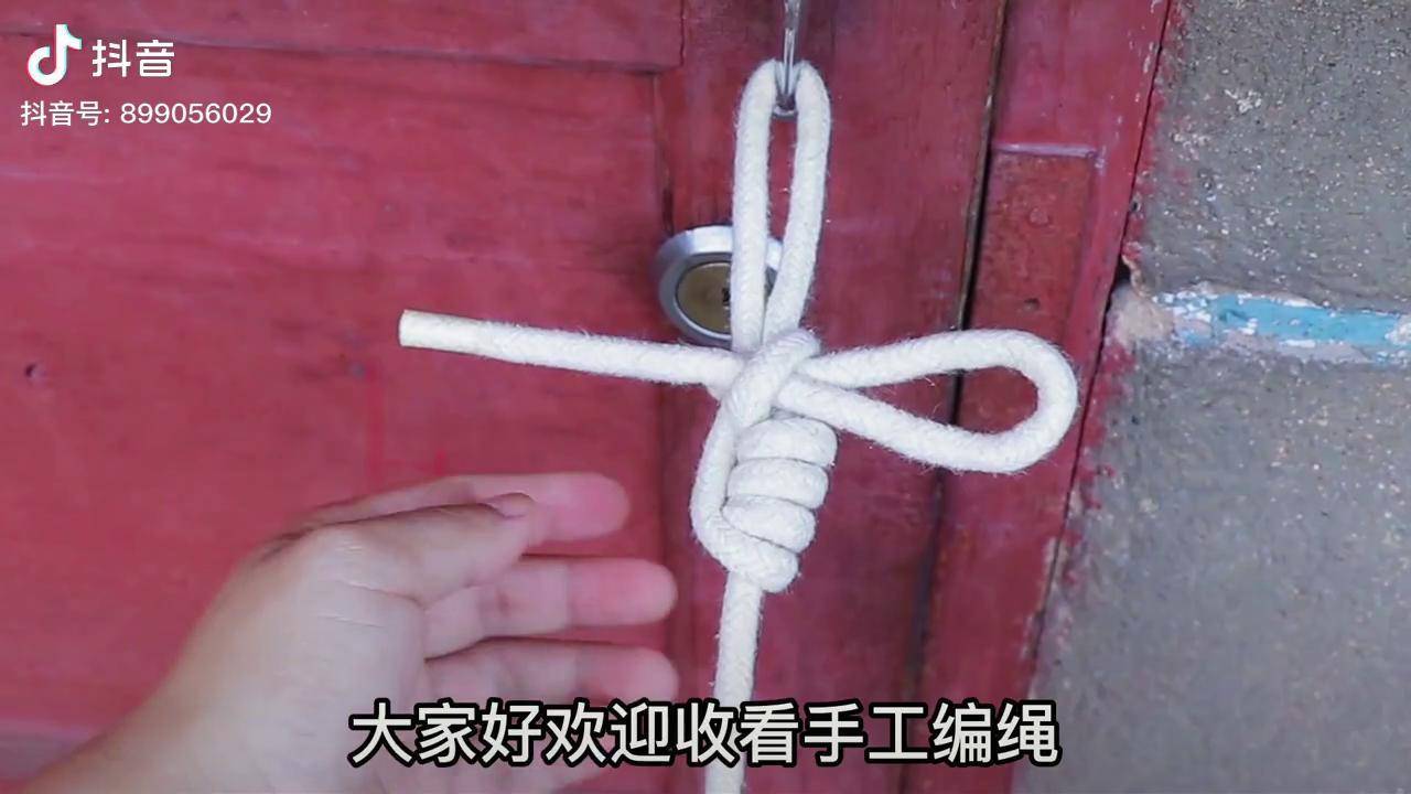 绳结技巧,户外露营固定帐篷就用这个抓结,结实又简单