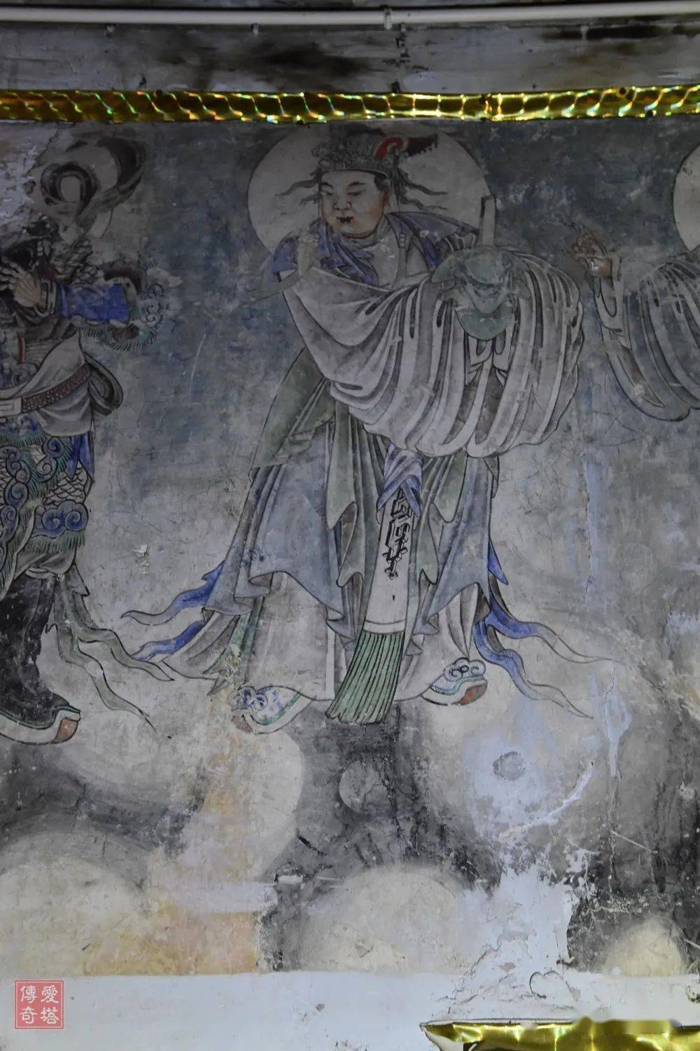 四川蓬溪慧严寺壁画_大雄宝殿