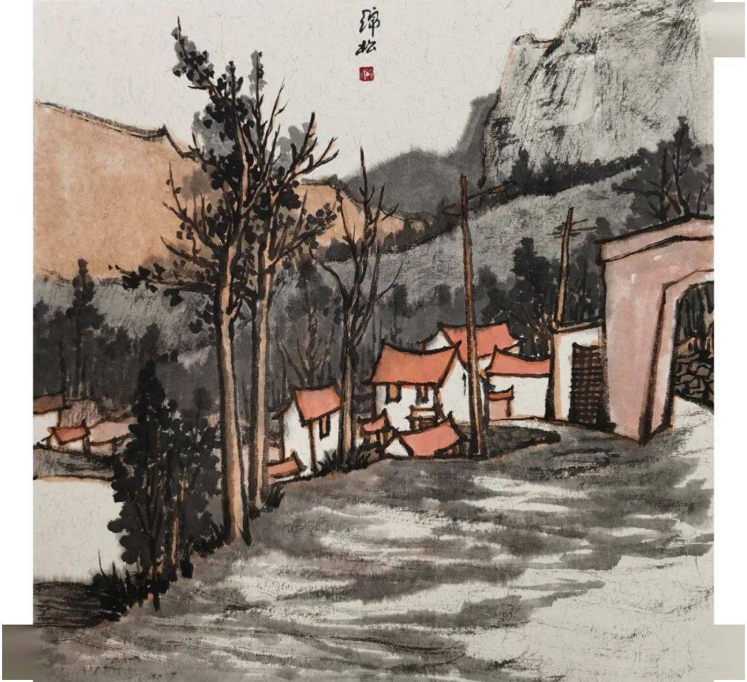 青山入梦——李绵松国画作品