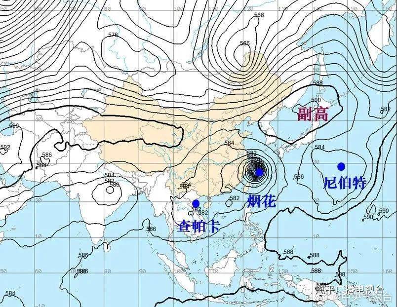 扩散8号台风尼伯特生成查帕卡复活恩平天气将