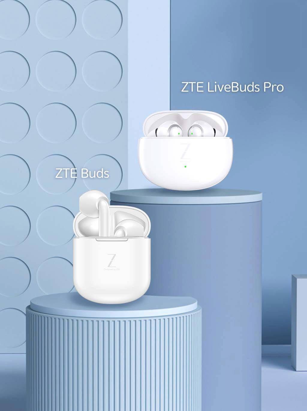 中興 ZTE LiveBuds Pro/ZTE Buds 兩款耳機將隨 Axon30 手機發布 科技 第1張