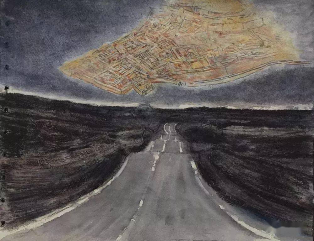 段正渠纸本风景作品丨艺术家是看他要画的东西而不是画他所看到的东西