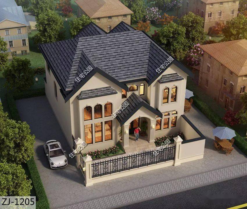 8×13米,备受农村欢迎的三层住宅,5室2厅好格局值得点赞