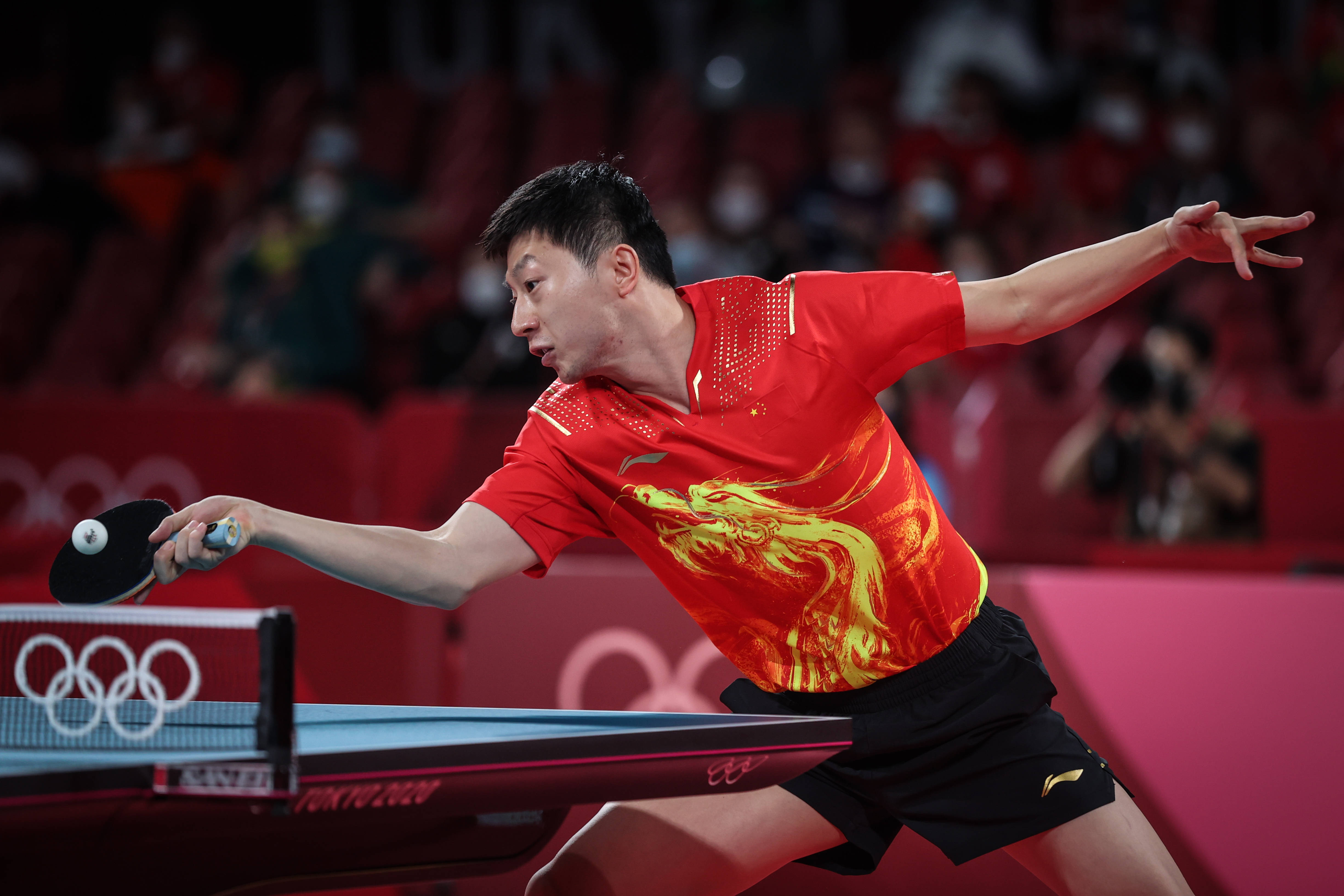 新华社照片,东京,2021年7月28日7月28日,马龙在比赛中.