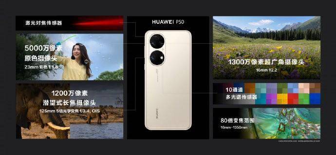全系|最高200倍超级变焦范围 华为P50系列正式发布