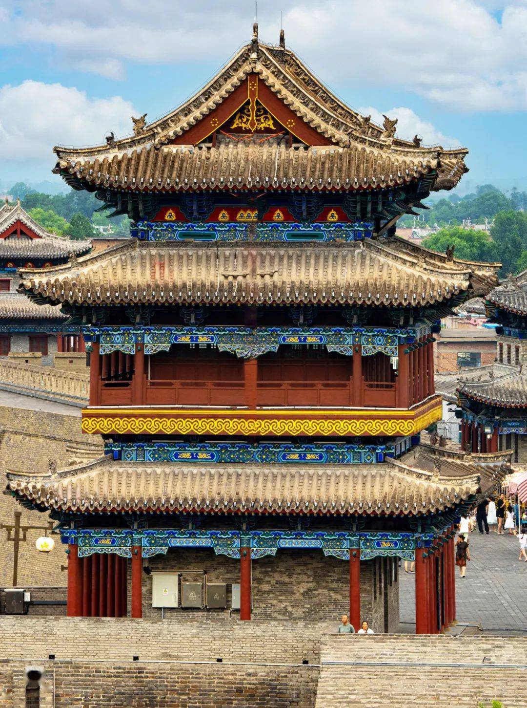 【携程攻略】景点,忻州城楼是一座体现明代建筑风格的古迹。位于忻州市旧城北门。始建于…