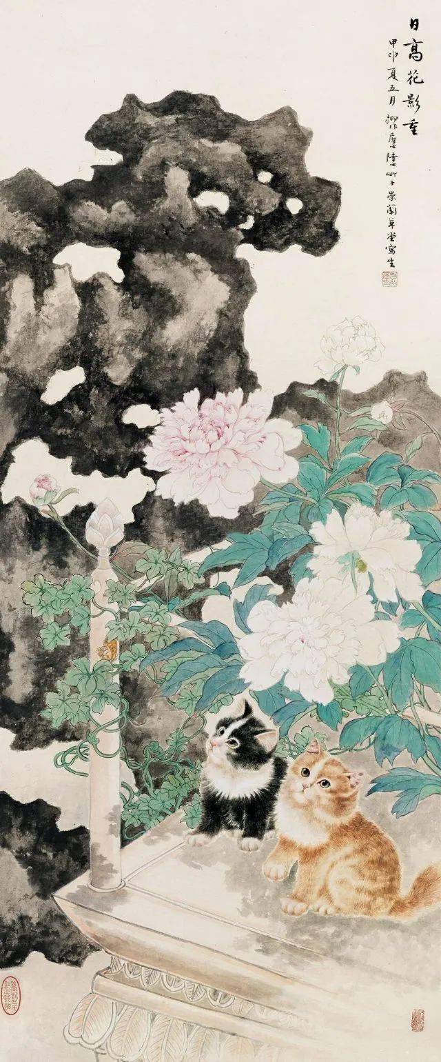 鲜丽明快落笔成趣且看陆抑非工笔花鸟画